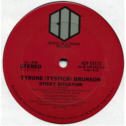 Tyrone Brunson Sticky Situation USED VINYL 12INCH 33 S RPM STEREO