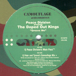 Peace Division / The Doped Out Kingz Groove Me USED VINYL 12INCH 33 S RPM 45 RPM