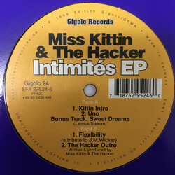 Miss Kittin & The Hacker Intimités EP USED VINYL 12INCH 33 S RPM EP REISSUE