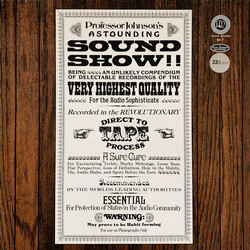 Various Professor Johnson's Astounding Sound Show Vinyl LP USED