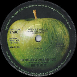 The Beatles The Ballad Of John And Yoko USED VINYL 7INCH 45 RPM SINGLE