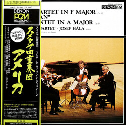 Antonín Dvořák / Smetana Quartet / Josef Hála String Quartet In F Major "American" Op. 96 / Piano Quintet In A Major Op. 81 Vinyl LP USED