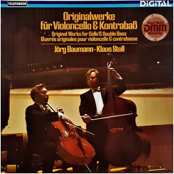 Jörg Baumann / Klaus Stoll Originalwerke Für Violoncello & Kontrabaß Vinyl LP USED