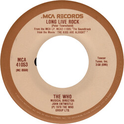 The Who Long Live Rock / My Wife USED VINYL 7INCH