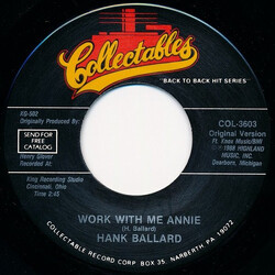 Hank Ballard Work With Me Annie / Annie Had A Baby Vinyl 7" USED