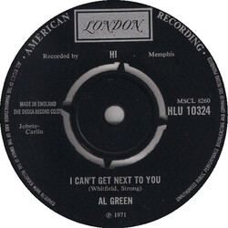 Al Green I Can't Get Next To You USED VINYL 7INCH 45 RPM SINGLE