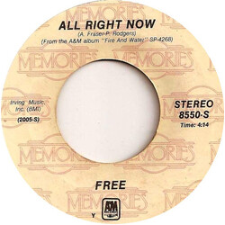 Free All Right Now / The Stealer USED VINYL 7INCH 45 RPM SINGLE
