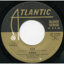 ABBA SOS / Ring Ring USED VINYL 7INCH 45 RPM SINGLE REISSUE