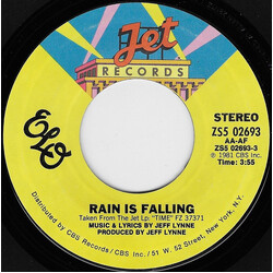 Electric Light Orchestra Rain Is Falling USED VINYL 7INCH 45 RPM SINGLE STYRENE STEREO