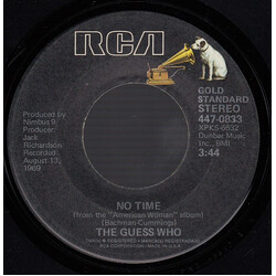 The Guess Who No Time / These Eyes USED VINYL 7INCH 45 RPM REISSUE STEREO