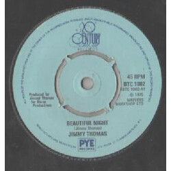 Jimmy Thomas Beautiful Night USED VINYL 7INCH 45 RPM