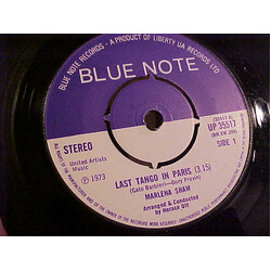 Marlena Shaw Last Tango In Paris USED VINYL 7INCH 45 RPM SINGLE