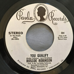 Roscoe Robinson You Qualify / (Standing In The ) Safety Zone USED VINYL 7INCH 45 RPM PROMO