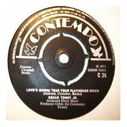 Oscar Toney Jr. Love's Gonna Tear Your Playhouse Down USED VINYL 7INCH 45 RPM SINGLE