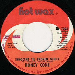 Honey Cone Innocent Til Proven Guilty / Don't Send Me An Invitation USED VINYL 7INCH 45 RPM SINGLE