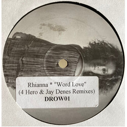 Rhianna Word Love (4 Hero & Jay Denes Remixes) USED VINYL 12INCH 33 S RPM