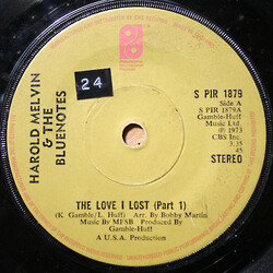 Harold Melvin And The Blue Notes The Love I Lost (Part 1) VINYL 7" USED