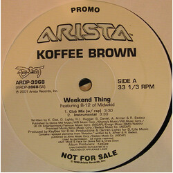 Koffee Brown / B-12 Weekend Thing USED VINYL 12INCH 33 S RPM PROMO