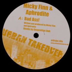Aphrodite & Micky Finn Bad Ass! (Remixes) USED VINYL 12INCH