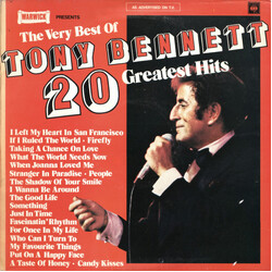 Tony Bennett The Very Best Of Tony Bennett 20 Greatest Hits Vinyl LP USED