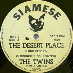The Twins The Desert Place USED VINYL 12INCH 33 S RPM