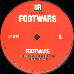 Underground Resistance Footwars USED VINYL 12INCH 33 S RPM