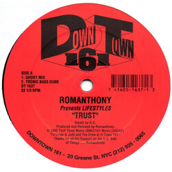 Romanthony / Lifestyles Trust USED VINYL 12INCH 33 S RPM