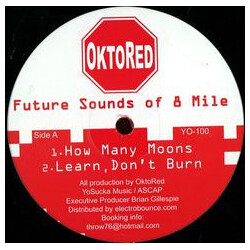 OktoRed Future Sounds Of 8 Mile USED VINYL 12INCH REPRESS