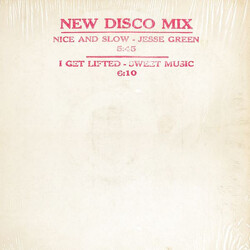 Jesse Green / Sweet Music Nice & Slow / I Get Lifted USED VINYL 12INCH 33 S RPM