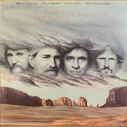 Waylon Jennings / Willie Nelson / Johnny Cash / Kris Kristofferson Highwayman Vinyl LP USED