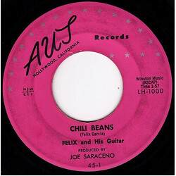 Felix & His Guitar Chili Beans / Puerto Rican Riot USED VINYL 7INCH 45 RPM SINGLE