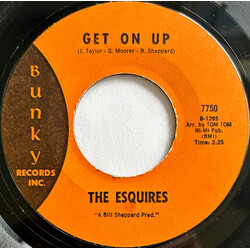 The Esquires Get On Up / Listen To Me USED VINYL 7INCH 45 RPM SINGLE STYRENE
