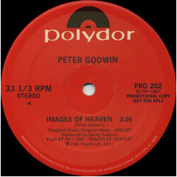 Peter Godwin Images Of Heaven USED VINYL 12INCH 33 S RPM PROMO STEREO