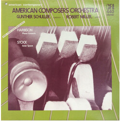American Composers Orchestra / Gunther Schuller / Robert Miller (2) / John Harbison / David Stock (2) Piano Concerto / Inner Space Vinyl LP USED