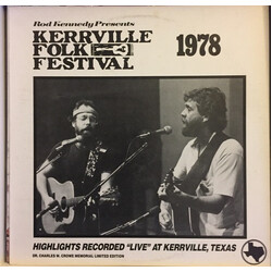 Various Kerrville Folk Festival  1978 Vinyl LP USED
