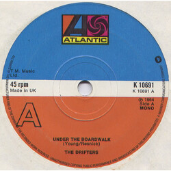 The Drifters Under The Boardwalk USED VINYL 7INCH MONO 45 RPM REISSUE
