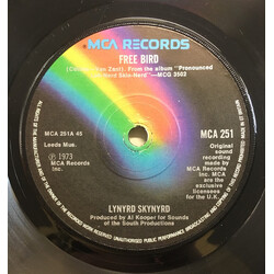 Lynyrd Skynyrd Free Bird USED VINYL 7INCH 45 RPM SINGLE REISSUE