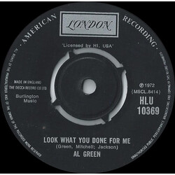 Al Green Look What You Done For Me USED VINYL 7INCH SINGLE 45 RPM