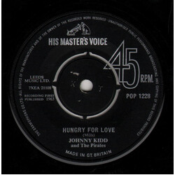 Johnny Kidd & The Pirates Hungry For Love USED VINYL 7INCH 45 RPM SINGLE