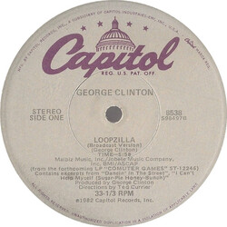 George Clinton Loopzilla USED VINYL 12INCH 33 S RPM STEREO