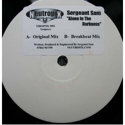 Sergeant Sam Alone In The Darkness USED VINYL 12INCH WHITE LABEL TEST PRESSING