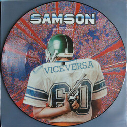 Samson (3) / Bruce Dickinson Vice Versa USED VINYL 12INCH 45 RPM PICTURE DISC