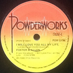 Foster & Allen I Will Love You All My Life USED VINYL 7INCH 45 RPM
