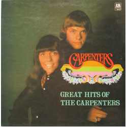 Carpenters Great Hits Of The Carpenters Vinyl LP USED