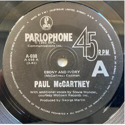 Paul McCartney Ebony And Ivory USED VINYL 7INCH 45 RPM