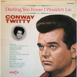 Conway Twitty Darling, You Know I Wouldn't Lie Vinyl LP USED