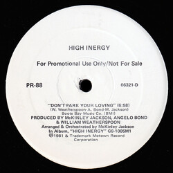 High Inergy / Teena Marie Don't Park Your Loving / It Must Be Magic USED VINYL 12INCH PROMO