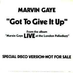 Marvin Gaye Got To Give It Up USED VINYL 12INCH 33 S RPM PROMO