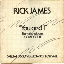 Rick James You And I USED VINYL 12INCH 33 S RPM PROMO