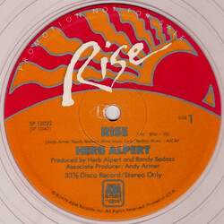 Herb Alpert Rise / Aranjuez (Mon Amour) USED VINYL 12INCH 33 S RPM PROMO